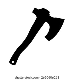 Silhueta de machado - ilustração vetorial