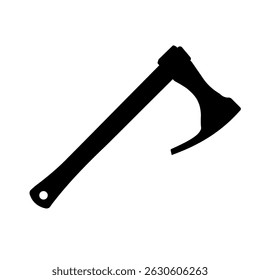 Hatchet silhouette – vector illustration