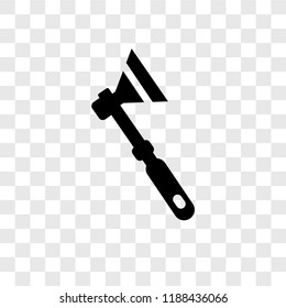 Hatchet vector icon isolated on transparent background, Hatchet transparency logo concept