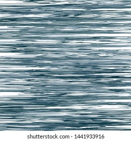 Hatching Blue Ocean Water Background, Sea Wavy Nautical and Marine Kids Texture, Reflection Surface of the Water, Yachting Army Military Hunting Camouflage Uniform Pattern