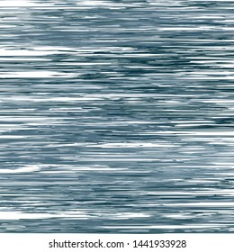 Hatching Blue Ocean Water Background, Sea Wavy Nautical and Marine Kids Texture, Reflection Surface of the Water, Yachting Army Military Hunting Camouflage Uniform Pattern