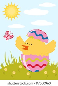 Hatching chick