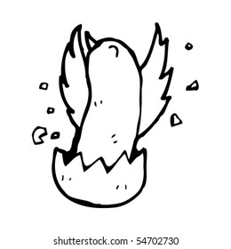 hatching chick cartoon
