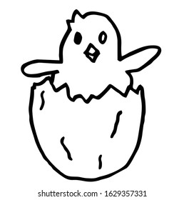 a Hatching Chicken Egg itself