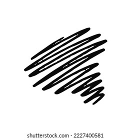 eclosión en grunge. línea zigzag dibujada a mano