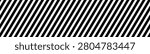 Hatching Pattern Icon with Diagonal Black Stripes Creating a Repeating Texture Background Featuring Slanted Lines, Geometric Lines, Monochrome