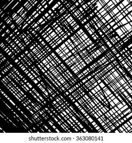 hatching stripes isolated na white background, abstract grid texture, vector design element
