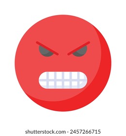 Hate emoji vector design in trendy style, ready to use icon
