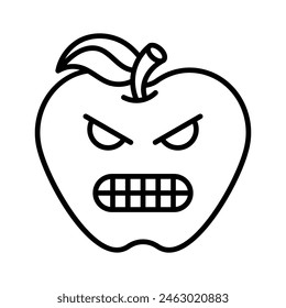 Hate emoji vector design in trendy style, ready to use icon