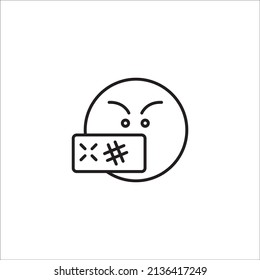 hate icons  symbol vector elements for infographic web
