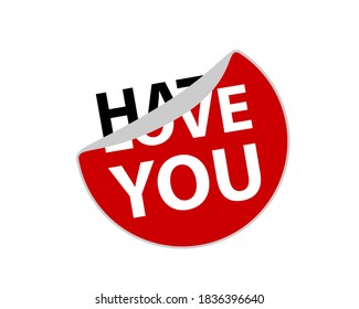 I Hate Love You Images Stock Photos Vectors Shutterstock