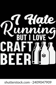 
I Hate Running But I Love Craft eps cut file for cutting machine