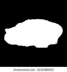 Hateruma island map. Vector illustration