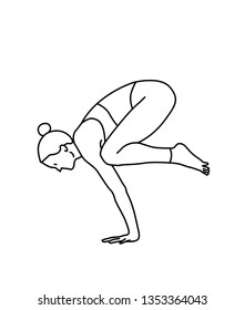 Hatha Yoga Pose: Crow Pose