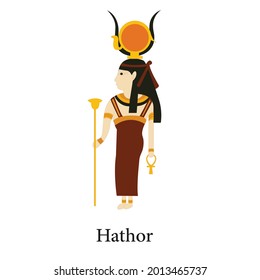 Hathor goddess, Ancient Egyptian gods and goddesses 