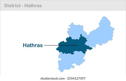 Hathras sub-district map, Hathras District, Uttar Pradesh State, Republic of India, Government of  Uttar Pradesh, Indian territory, Eastern India, politics, village, tourism