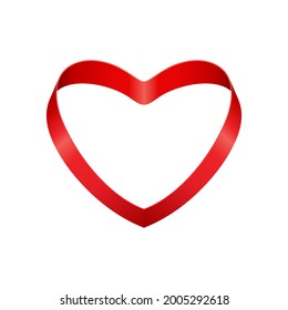Hati merah - garis besar gaya doodle untuk kartu ucapan hari kasih sayang yang romantis. vektor lustratoin
