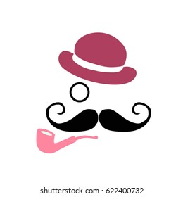 hat-mustache-tobacco-vector