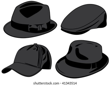 Hats. Vector