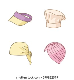 Hats vector icons