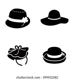 Hats vector icons