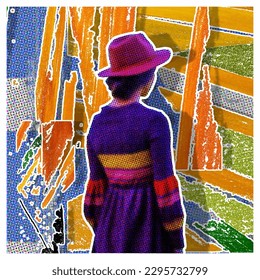 Hatter, field on gray and blue background. cover art design