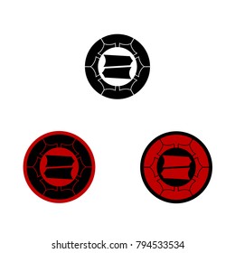 Hattori Samurai Crest. Vector graphic of the crest known as mon of the Japanese Samurai Clan.