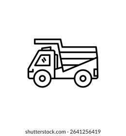 Haul icon outline set sign