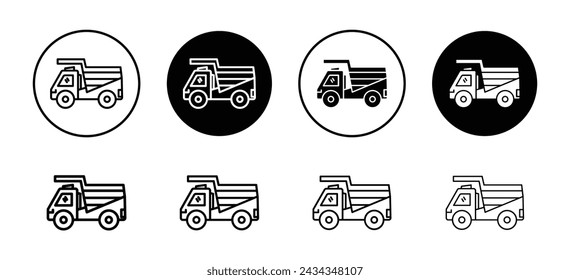 Haul vector icon set collection. Haul Outline flat Icon.