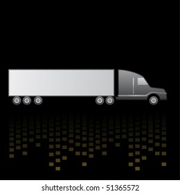  Haulage truck vector
