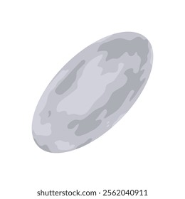 Haumea, Space Vector Illustration, Isolated