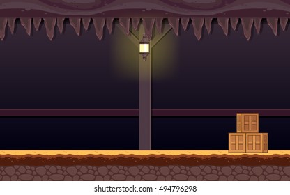 Haunted Dungeon Game Background.
Suitable for side scrolling, action, and adventure game.