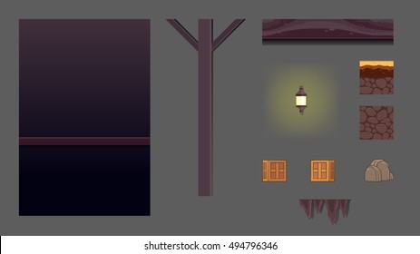 Haunted Dungeon Game Background.
Suitable For Side Scrolling, Action, And Adventure Game.