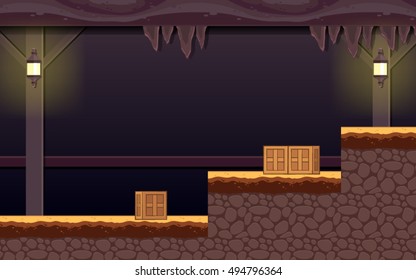 Haunted Dungeon Game Background.
Suitable for side scrolling, action, and adventure game.