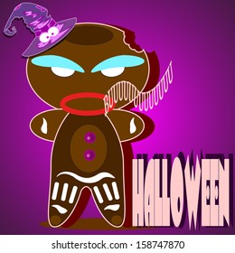 haunted gingerbread cookie