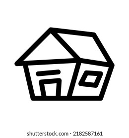 haunted house icon or logo isolated sign symbol vector illustration - high quality black style vector icons
