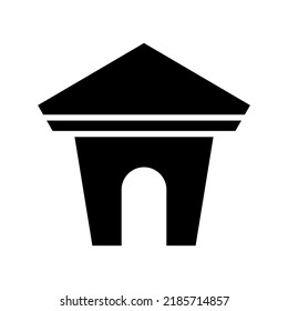 haunted house icon or logo isolated sign symbol vector illustration - high quality black style vector icons
