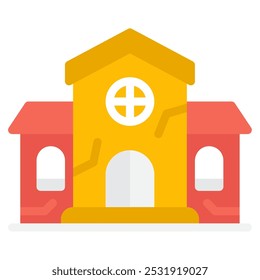 Haunted House icon for web, app, infographic, etc