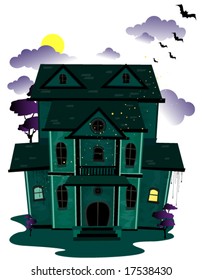 Haunted House - Vector