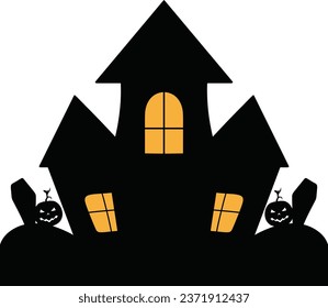 Haunted old house for halloween