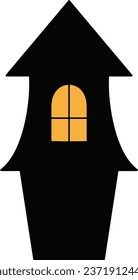 Haunted old house for halloween
