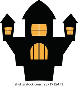 Haunted old house for halloween