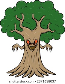 Haunted tree halloween fantasy scares