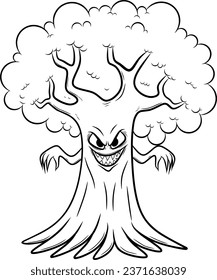 Haunted tree halloween fantasy scares