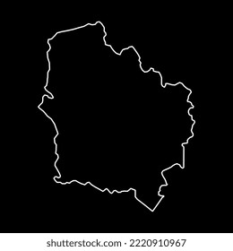 Hauts de france Map. Region of France. Vector illustration.