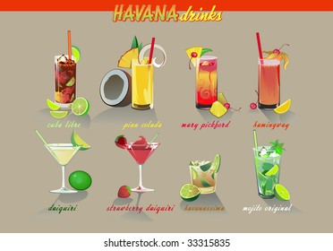 Havana cocktails taste so dreat!