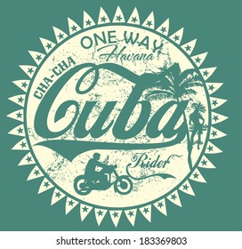 havana cuba vector art