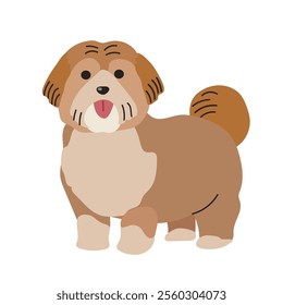 Havanese icon clipart avatar logotype concepte isolated illustration