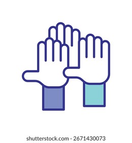 I Have An Answer icon vector stock illustration
