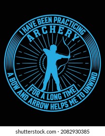 He estado practicando tiro con arco. A los amantes del diseño de camisetas.